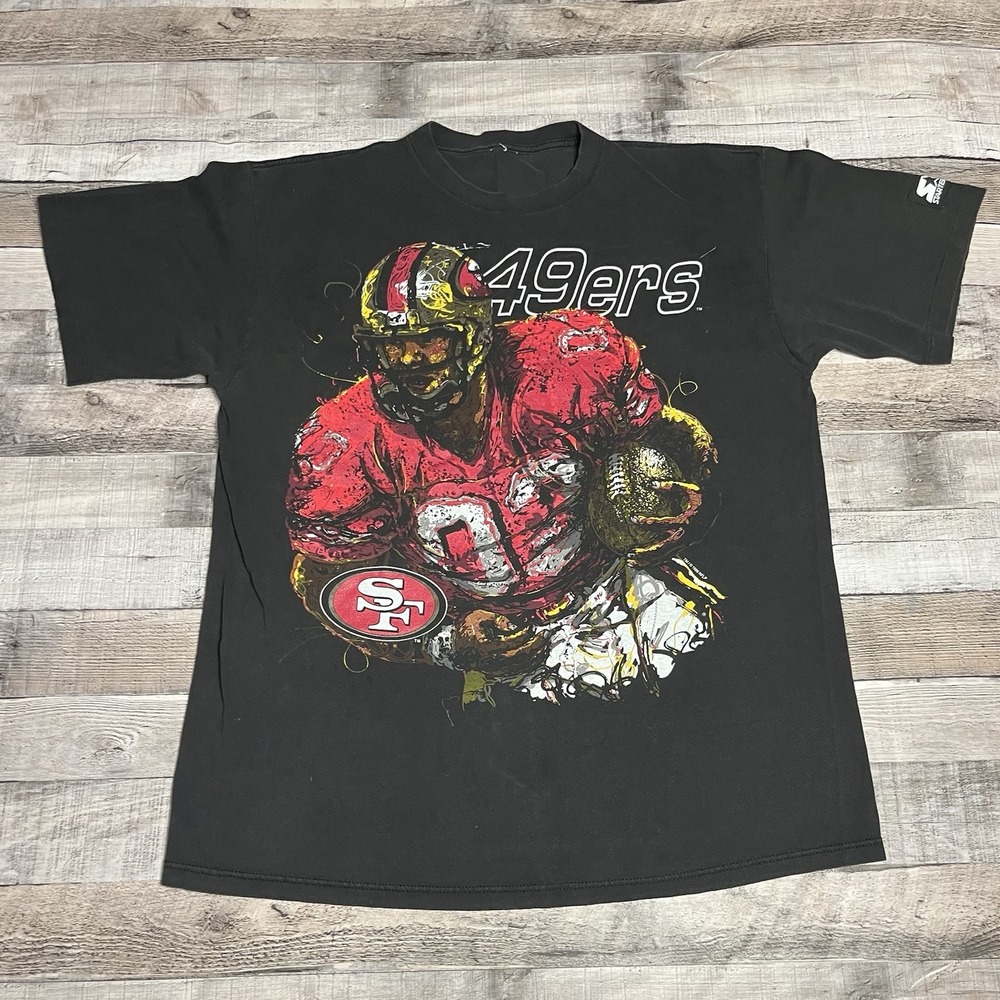 49ers Shirt Size XL Black Vintage 90s San Francisco NFL Football Sportswear